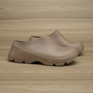 J.O 轻微瑕疵 厚底包头洞洞鞋 雨靴男女款 七 外穿增高半拖雨鞋 9.30