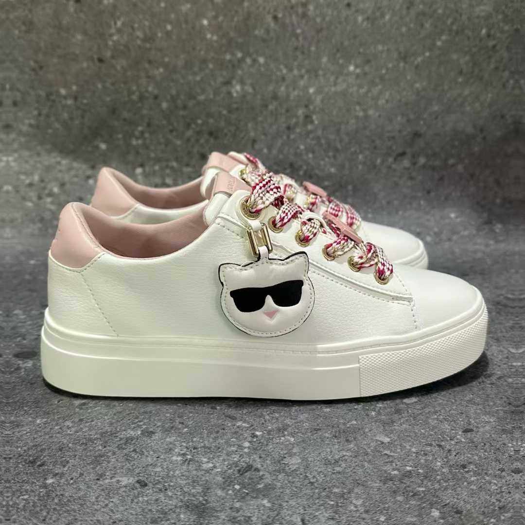 1.12 K.L法国高端女子徽标时尚防滑真皮板鞋舒适防滑运动鞋 探四,运动鞋new,运动休闲鞋,淘宝优惠券,粉丝福利购,淘宝优惠卷