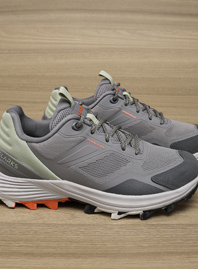 1.19 C.L 英单户外运动鞋灰色织物越野跑鞋户外防滑耐磨 探