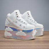 3.11 农 休闲鞋 YR女士朋克风厚底增高鞋 防滑时尚