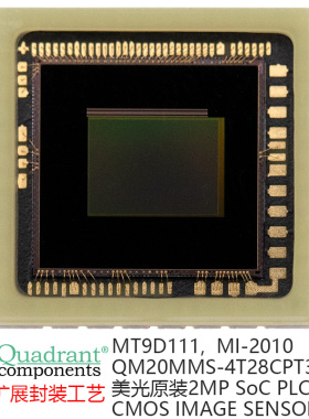 MT9D111Mi-2010QM20MMS-4T28CPT30PLCC28美光2MPSoC扩展QUADRANT