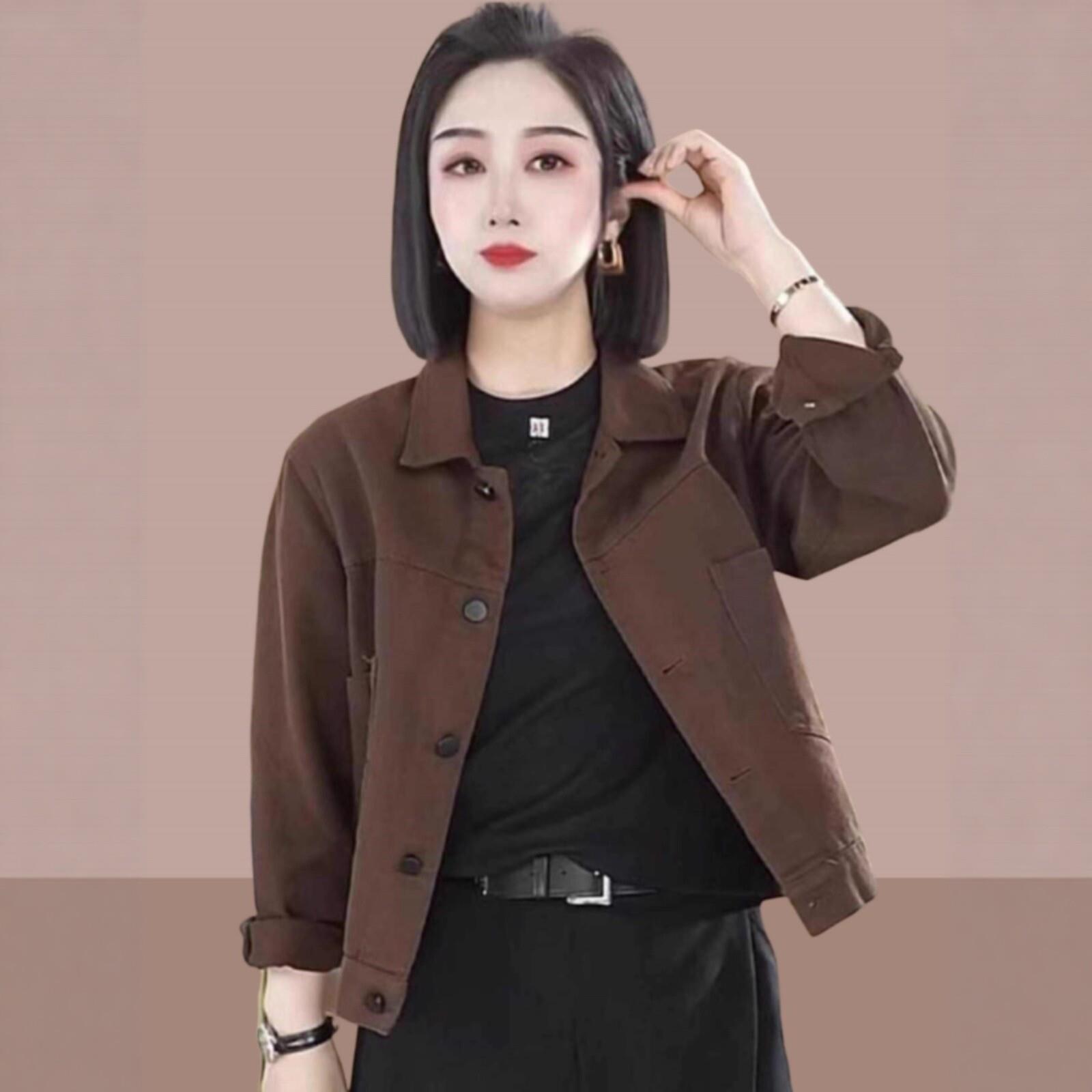 日系夹克外套女士2025新款春秋季短款休闲减龄显瘦时髦设计感上衣