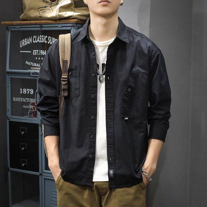 it Afternnaths潮牌美式工装衬衫男秋设计感口袋长袖衬衣纯棉外套,男装,秀禾服,淘宝优惠券,粉丝福利购,淘宝优惠卷