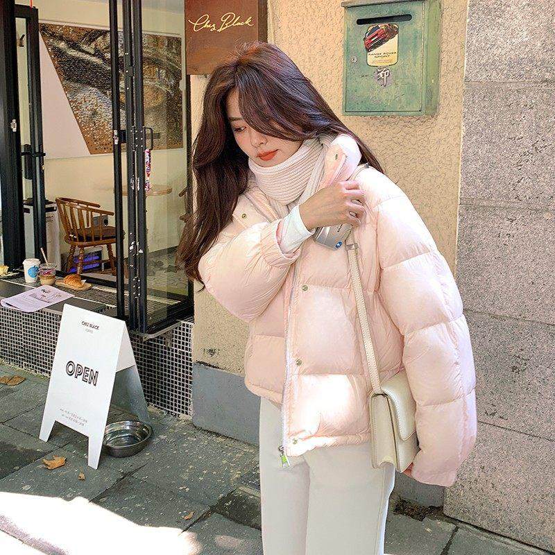 韩国羽绒服女冬季2025新款短款小个子设计感小众时尚洋气加厚爆款