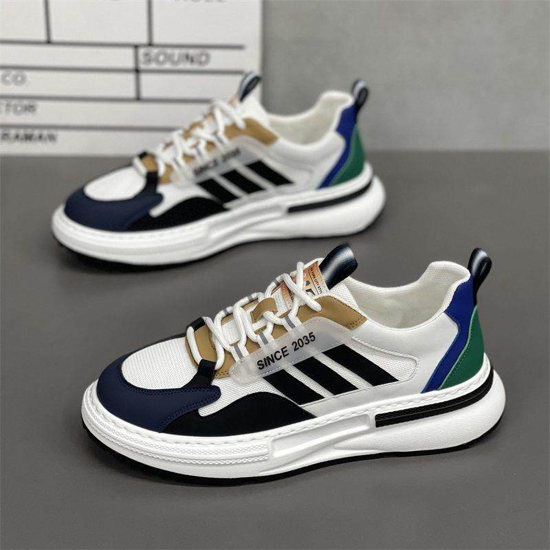 男鞋夏季透气2025新款网红休闲 鞋男士运动小白鞋厚底增高老爹潮,流行男鞋,老爹鞋,淘宝优惠券,粉丝福利购,淘宝优惠卷