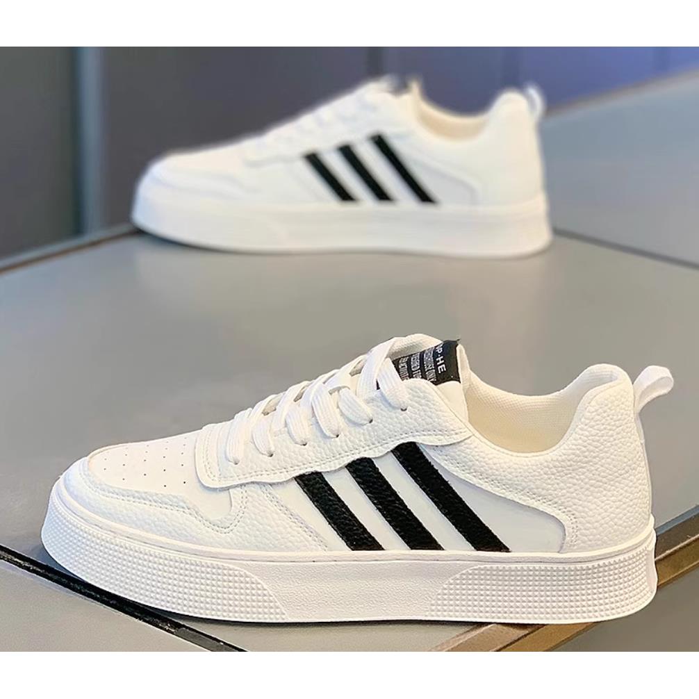 香港潮牌男鞋子夏季时尚透气轻便休闲板鞋男士软底运动舒适小白鞋