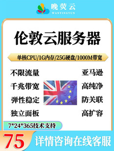 伦敦云主机英国云服务器欧洲原生地址高纯净防关联稳定挪威立陶宛