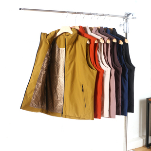 石墨烯发热内里 男女秋冬户外防风保暖休闲羽绒服马甲 80鸭绒