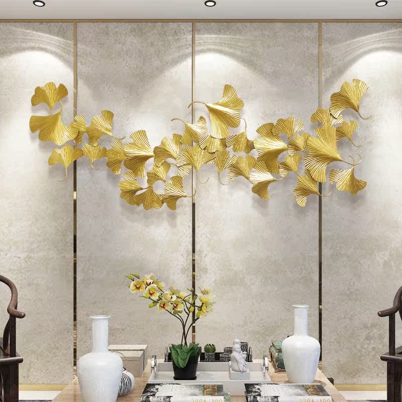 New Chinese style Iron art Ginkgo biloba hotel a living room background metope Pendants Wall hangings wall Wall hanging decorate Wall decorationin the Home accessories , Mural  category - from Buy2taobao.com to provide professional Taobao agent buy service