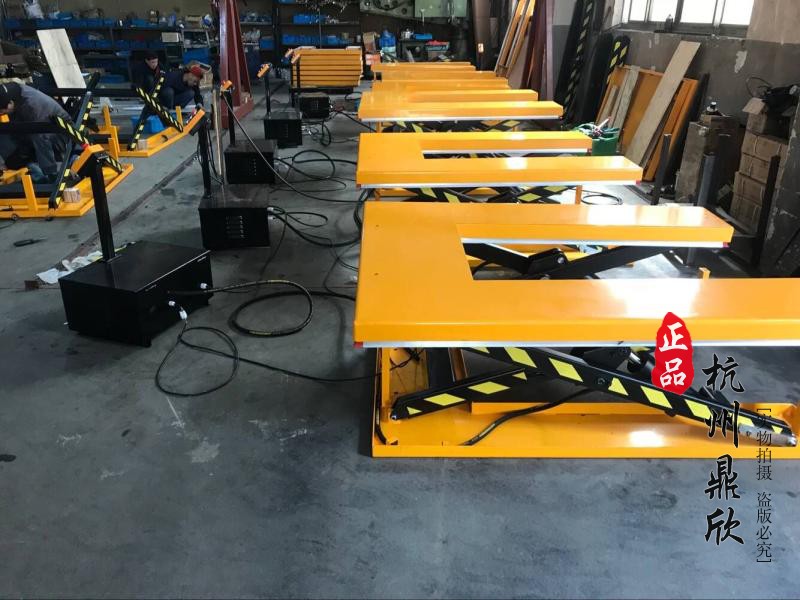 鼎欣 定制U型升降平台液压堆高U型电动平台升降台液压升降机现货