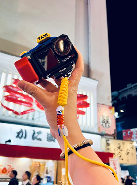 【大疆相机配件】适用于DJIaction3/4/5配件通用原厂兔笼快门手柄