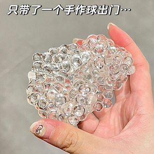 白月光吵吵球捏捏乐减压玩具手作球可塑慢回弹儿童成年人无毒无味