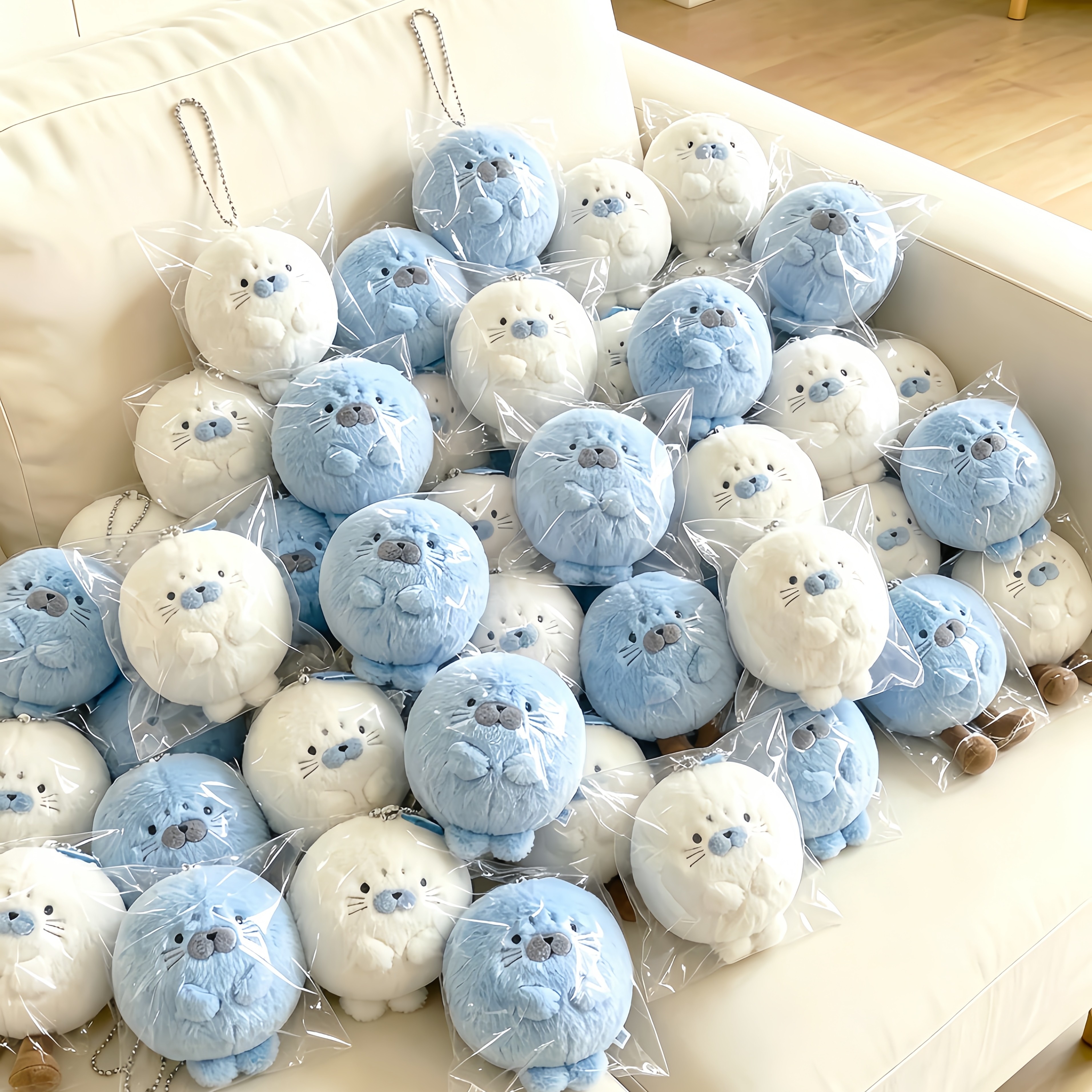 超可爱小海豹毛绒挂件2026新款包包钥匙扣挂饰学生情侣创意礼物