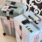 行李箱保护套托运防摔加厚防水罩防刮花耐磨旅行罩拉杆箱透明箱套