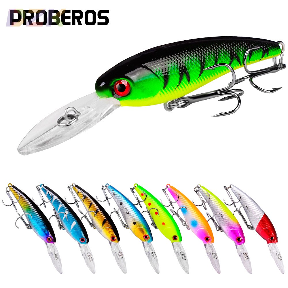 PRO BEROS米诺塑料硬饵9cm/7.28g路亚仿生饵翘嘴通吃饵DXM006n8