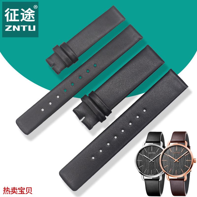 适用原装征途CK真皮表带K7B系列K7B211/K7B216/K7B236男女手表带