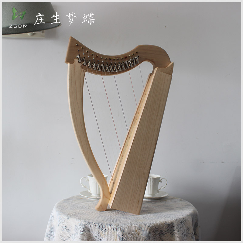 庄生梦蝶/专业15/18弦凯尔特harp爱尔兰小竖琴箜篌乐器小型琴