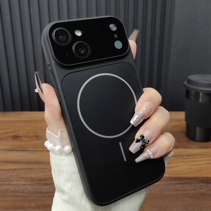 适用苹果18ProMax手机壳iPhone17玻璃镜头膜16Plus大视窗磨砂15超薄硬壳14防摔秒变13系列个性12保护套D89