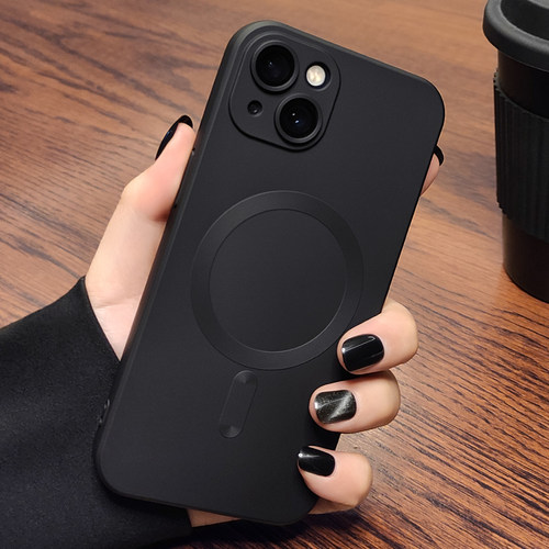 苹果17磁吸充电硅胶防摔手机壳