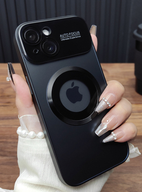 适用苹果17手机壳iPhone16ProMax磁吸15透标14自带一体镜头膜13磁吸充电12防摔AG磨砂保护套11时尚A87