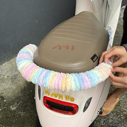 九号毛线防滑85c改造后尾雅迪改装粗保护专用软包适用于扶手小q