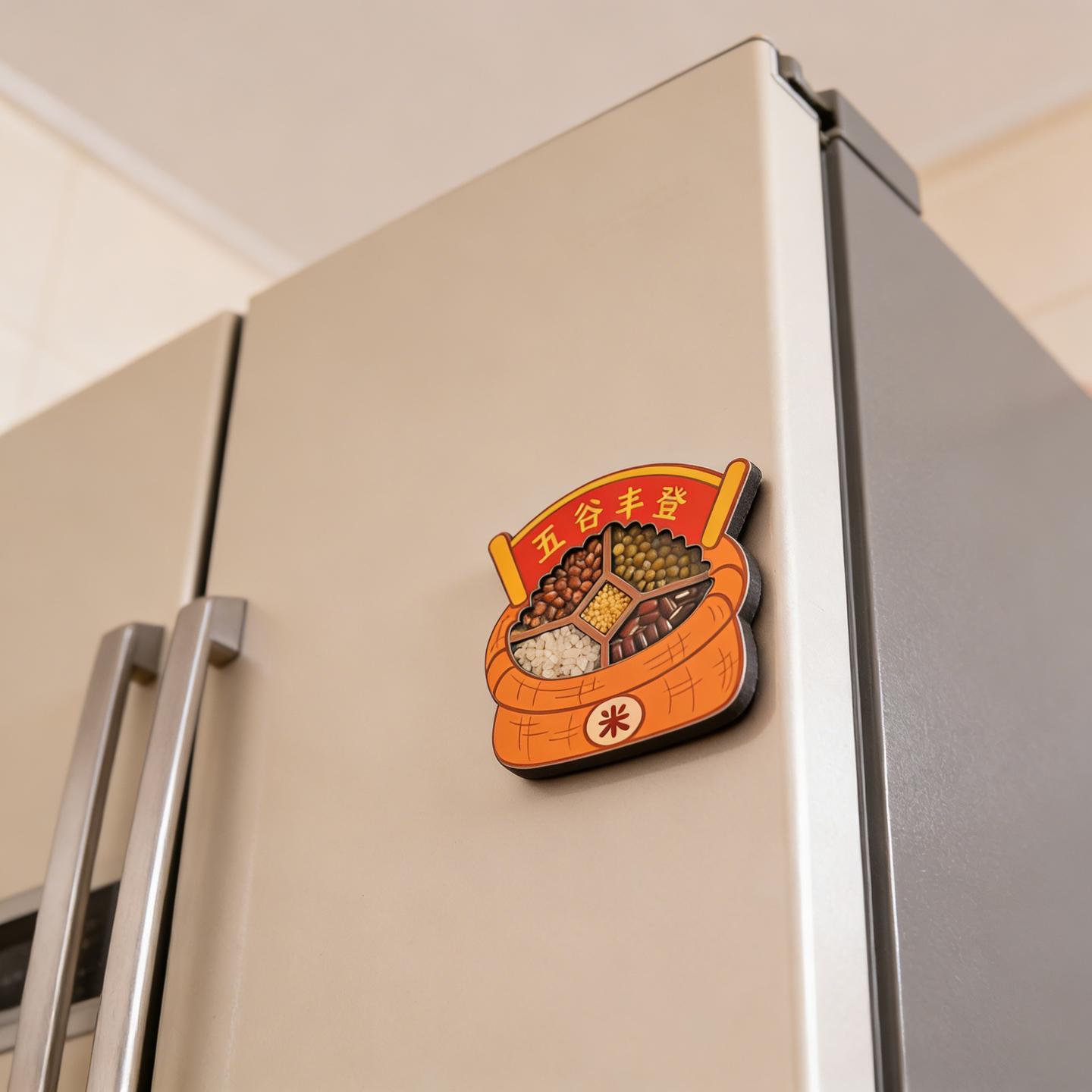 农家艺术新居高档厨房冰箱贴磁铁性贴福字马年创意立体磁力贴,家居饰品,冰箱贴,淘宝优惠券,粉丝福利购,淘宝优惠卷