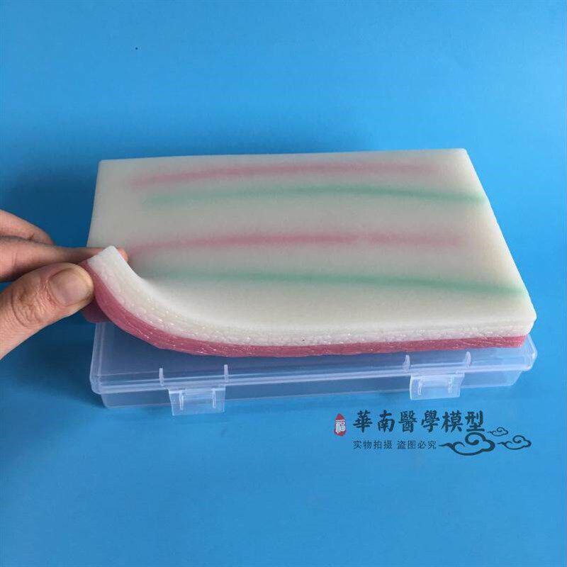 外科手术缝合练习模n型模块皮肤静脉注射训练双眼皮硅胶模型练习