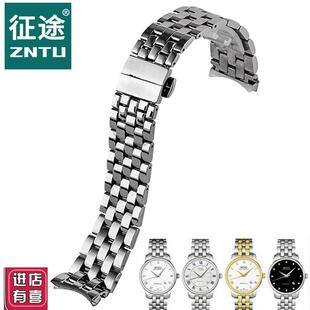 征途适配美度贝伦赛丽精钢表带M8D600钢链男配件手表链20mm