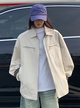 lilbetter25AW秋冬新款水洗棉夹克男青少年学生休闲宽松潮流外套