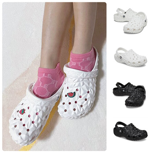 Crocs卡骆驰夏季经典榴莲洞洞鞋