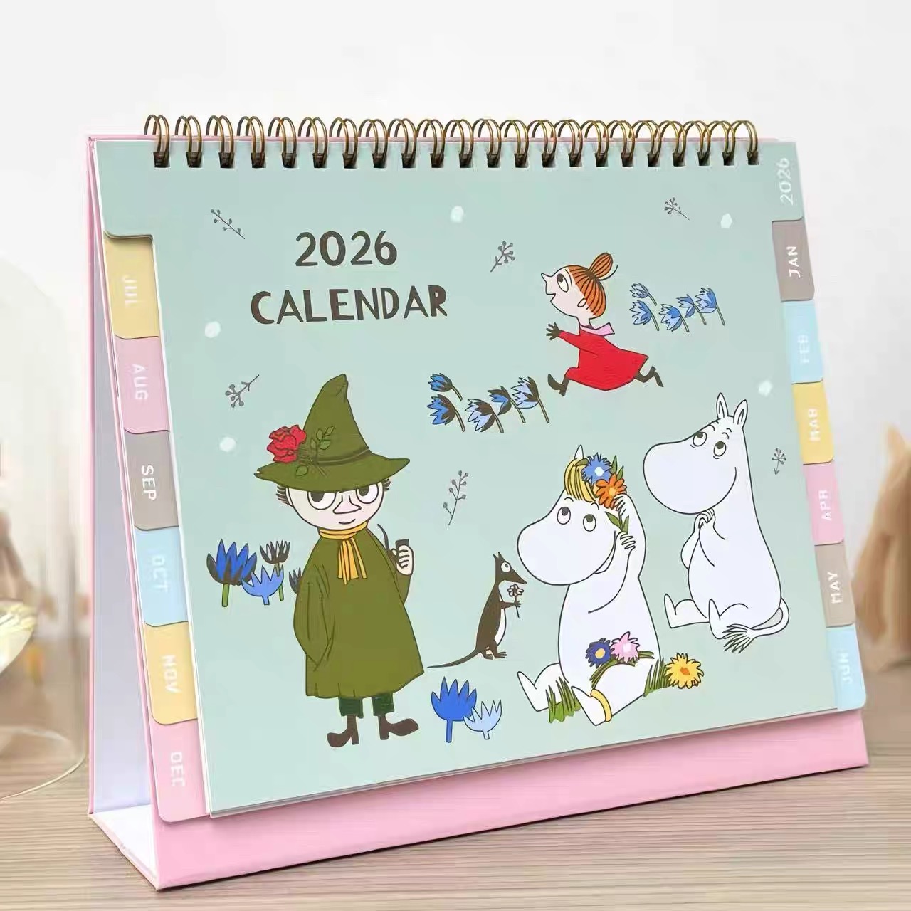 日历计划打卡台历2026年可爱卡通