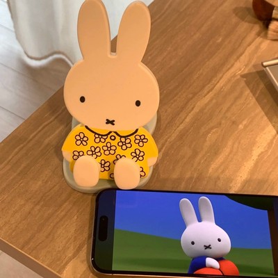 米菲折叠手机支架桌面摆件可爱