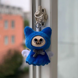 小红书同款怪物猎人可爱高颜值天使艾露猫玩偶公仔毛绒挂件钥匙扣
