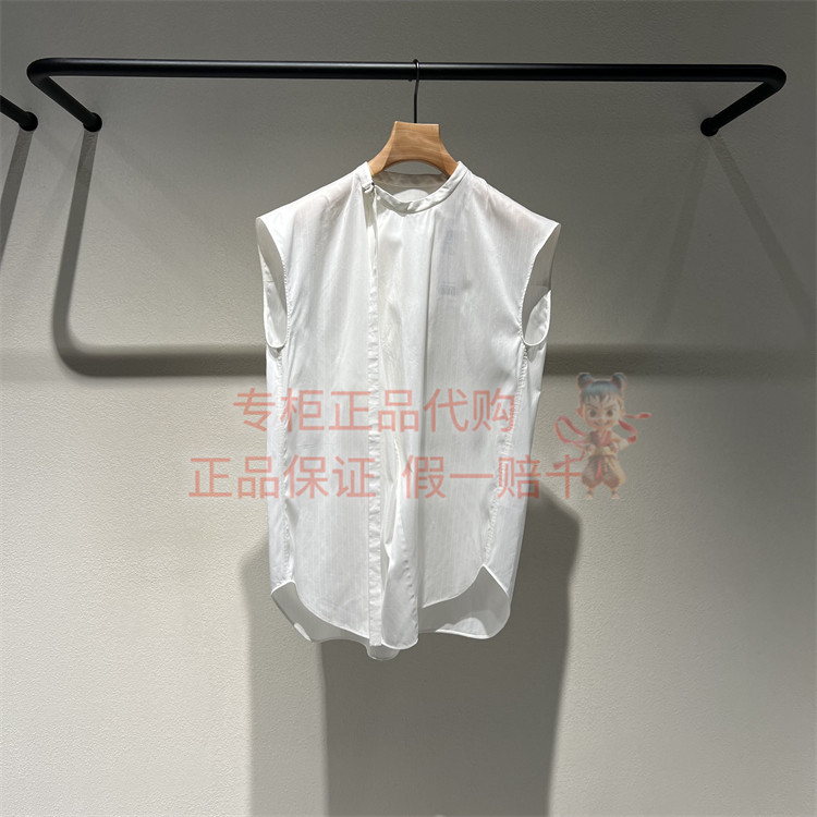 现货 LESS女装2025秋季国内正品代购 2P7217360 无袖上衣衬衫1595