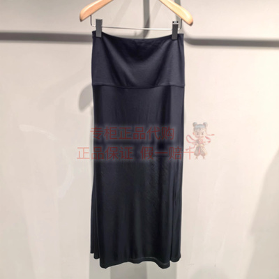 正品休闲通勤直筒长款腰裙薄