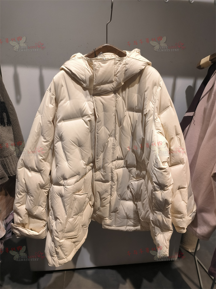 现货 JNBY江南布衣专柜正品2023冬季5NAC11090中长款羽绒服1995