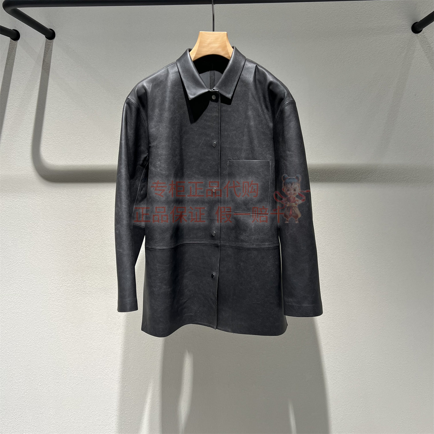 2Q1A16090中长夹克羊皮皮衣