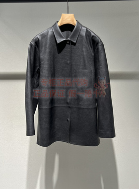 现货 LESS女装国内正品代购 2026春季2Q1A16090中长夹克羊皮皮衣