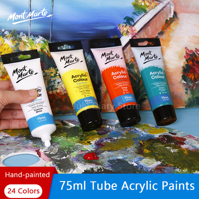 Windsor Newton 24 color acrylic paint suit 丙烯颜料套装