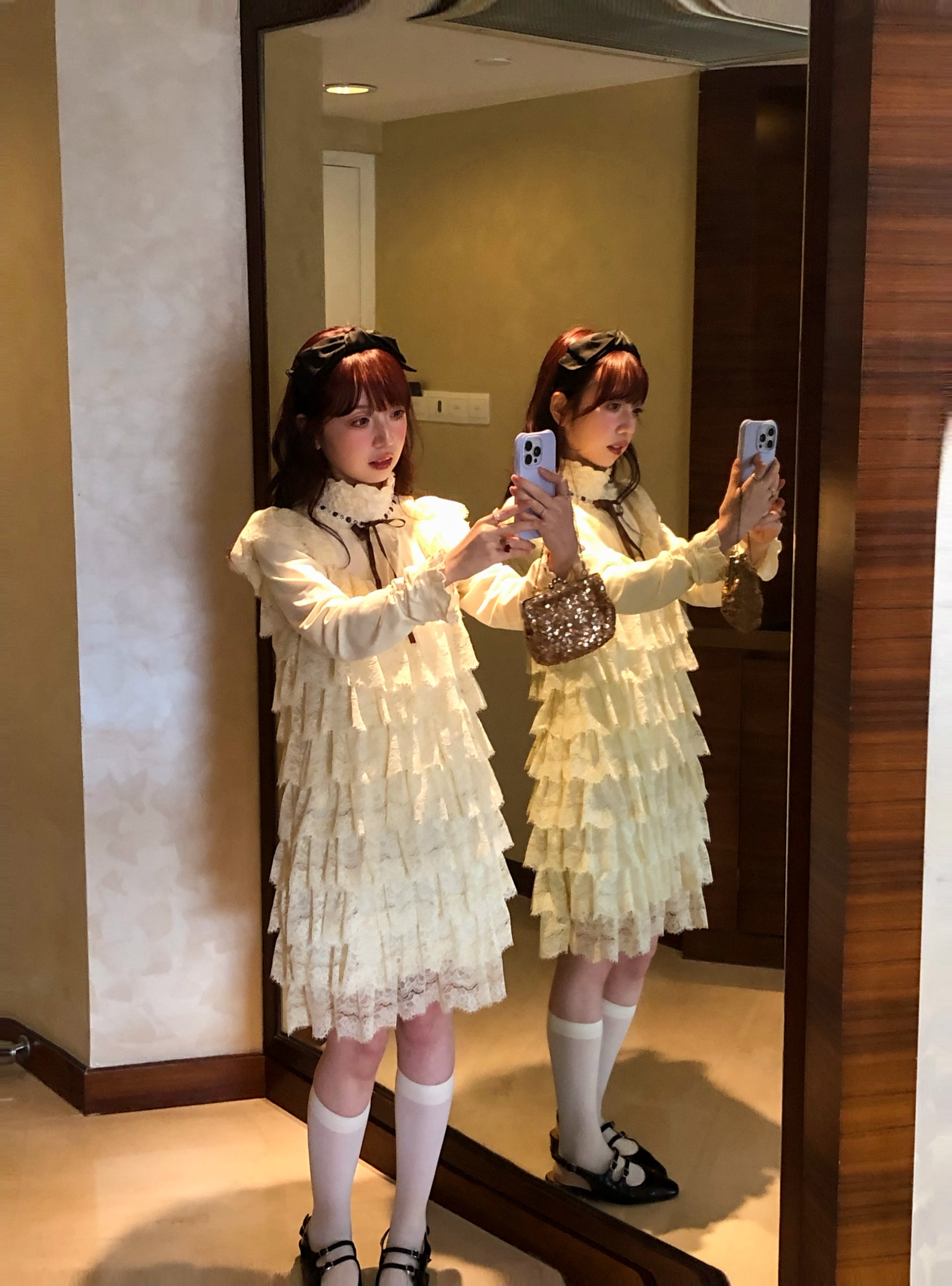 甜玫瑰rosecandy·11.1 20:00新品九折·睫毛蕾丝蛋糕裙