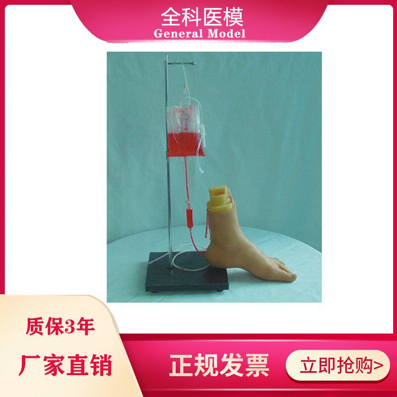 下肢足部静脉注射仿真模型成人脚部D足部血管注射护理技能训练模