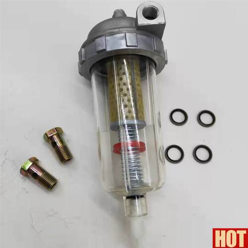 土机配件小松PC130/200/220/270/30s0/360-7油水分离器总成滤芯