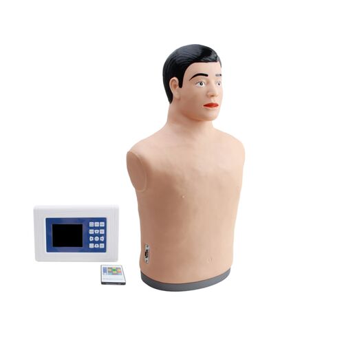 数字遥控式电脑胸部心肺音听诊模拟人 半身体格W检查教学模型
