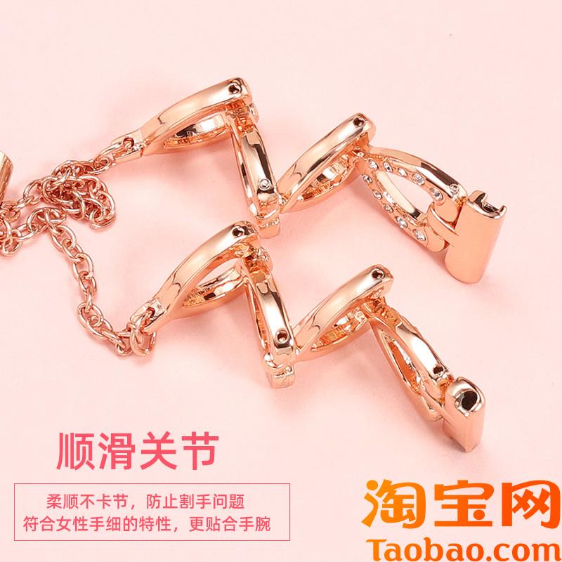 手表带女士钢带适配DW卡西欧阿玛尼D满天星罗西尼飞亚达手表链14m