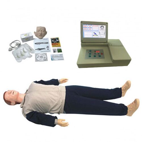 大屏幕液晶彩显高级电r脑心肺复苏模拟人KF/CPR500