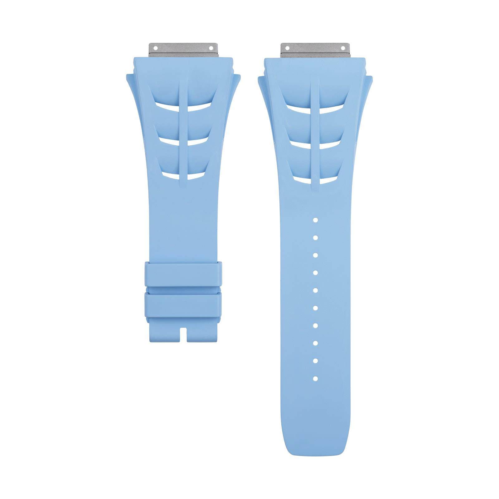 原厂代用理查德米勒米尔表带氟橡胶钛钢接口RM11-03M65-01011M47