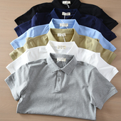 简约商务休闲男士 美式 翻领短袖 Polo衫 T恤 2025夏季 男百搭短袖 新款