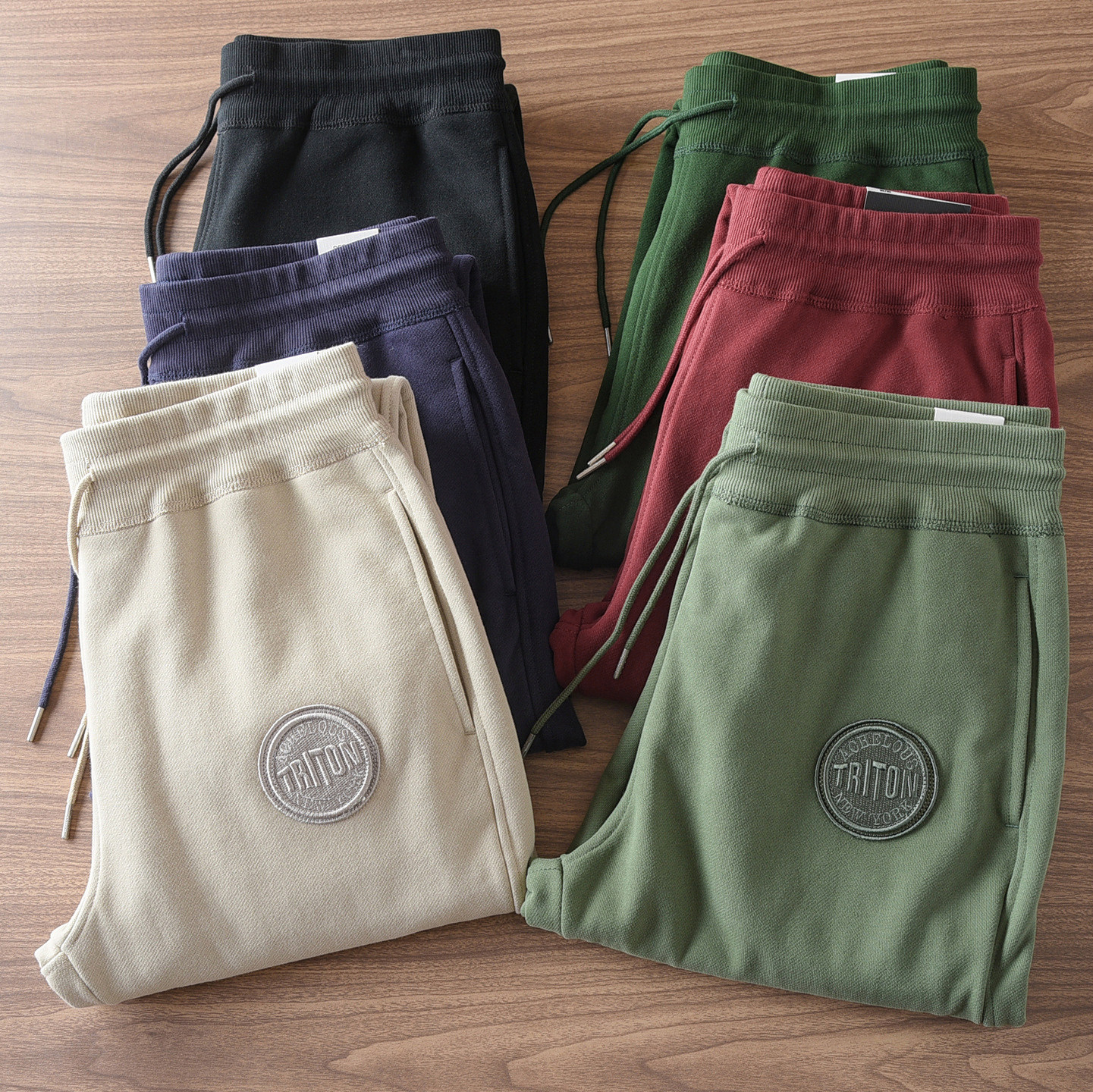 6395美式休闲冬季加厚款重磅水洗高克重运动宽松束脚卫裤男休闲裤,男装,卫裤,淘宝优惠券,粉丝福利购,淘宝优惠卷