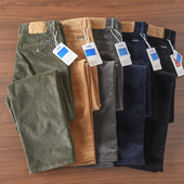 长裤 910 子男 灯芯绒宽松直筒男士 休闲裤 秋冬厚款 保暖纯棉复古经典