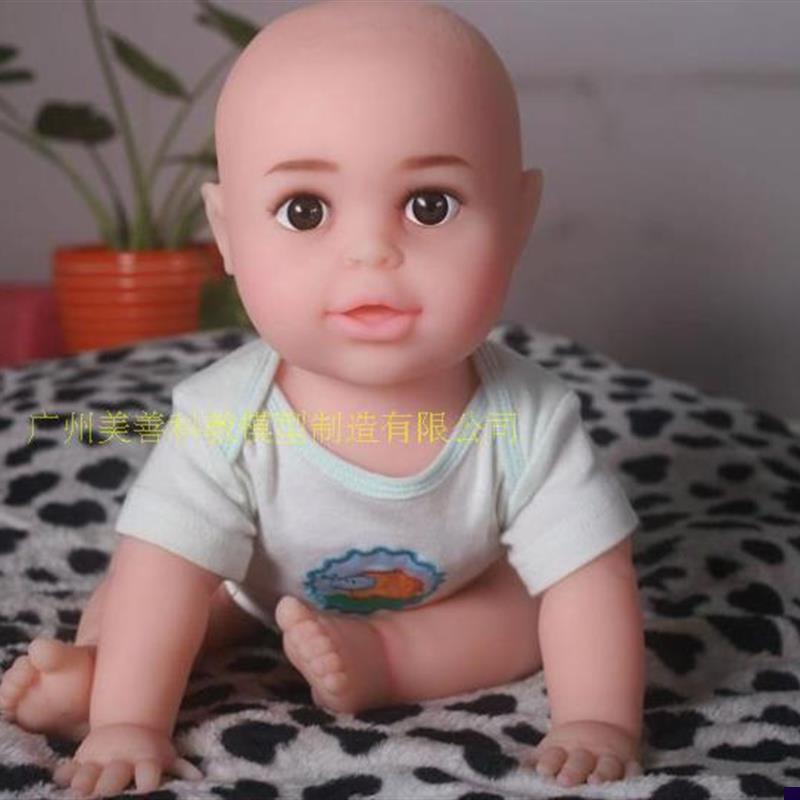 仿真婴儿模型全硅胶娃娃家政月嫂育婴F师培训抚触手脚可弯曲被动